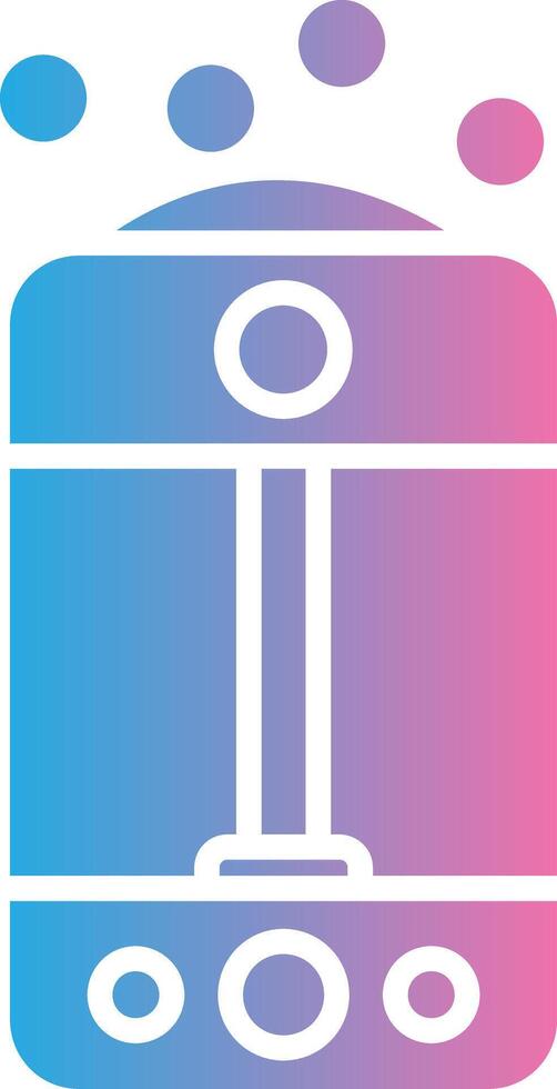 Humidifier Glyph Gradient Icon Design vector