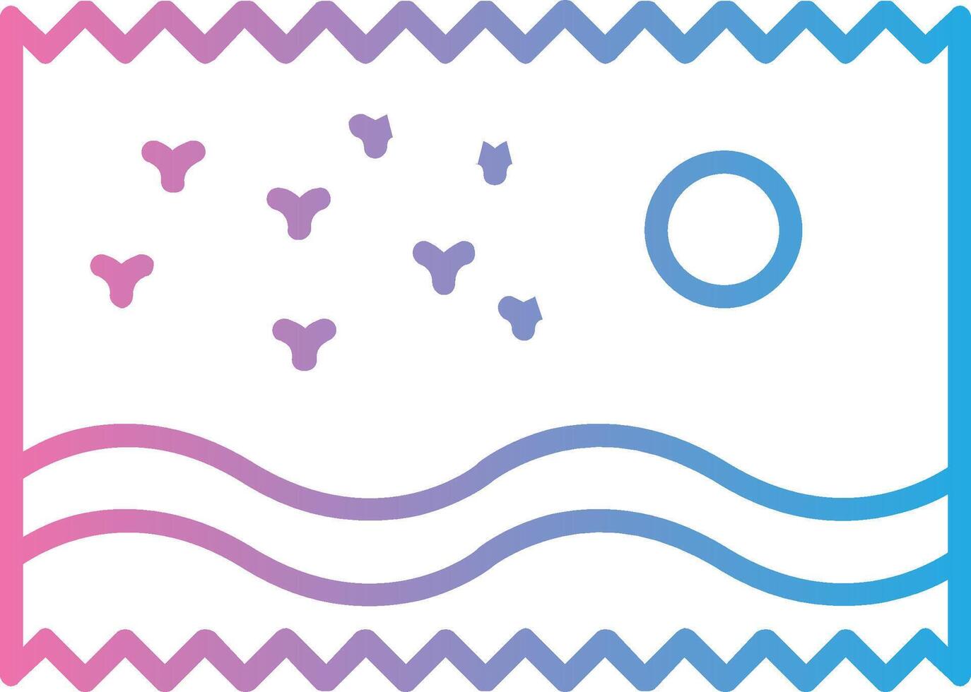 Photo Line Gradient Icon Design vector