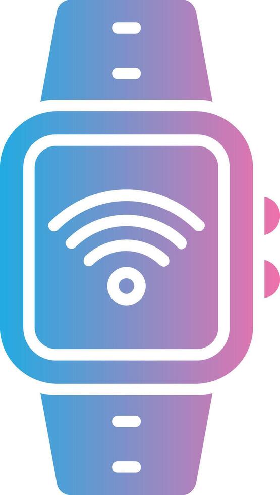 Wi-fi Glyph Gradient Icon Design vector