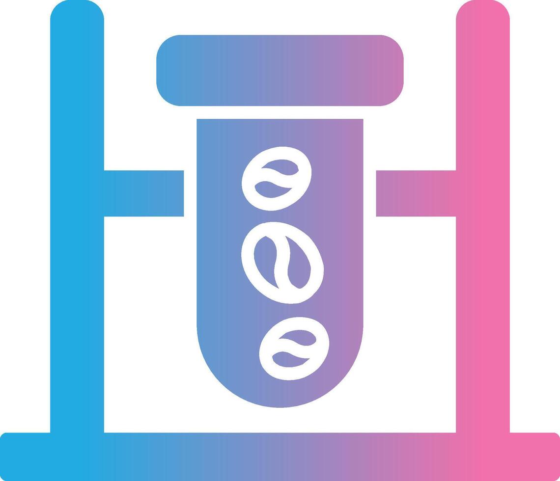 Quality Check Glyph Gradient Icon Design vector