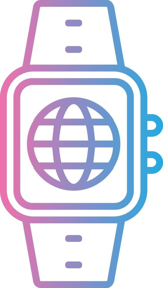 Internet Line Gradient Icon Design vector