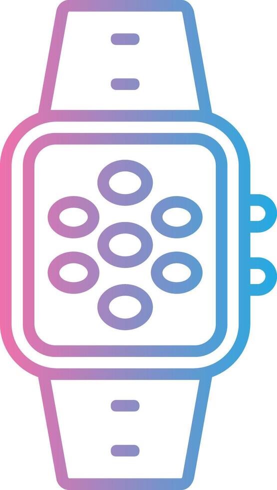 Apps Line Gradient Icon Design vector