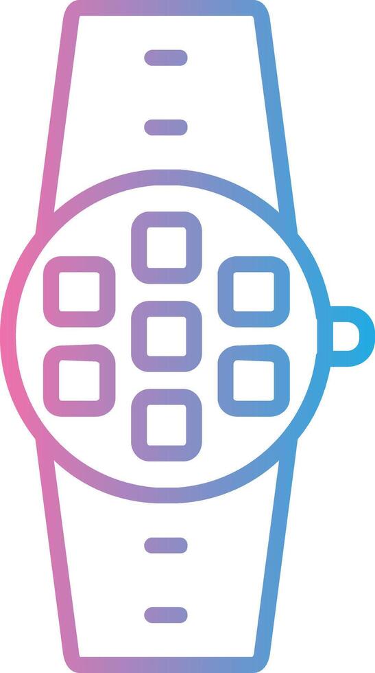 Apps Line Gradient Icon Design vector