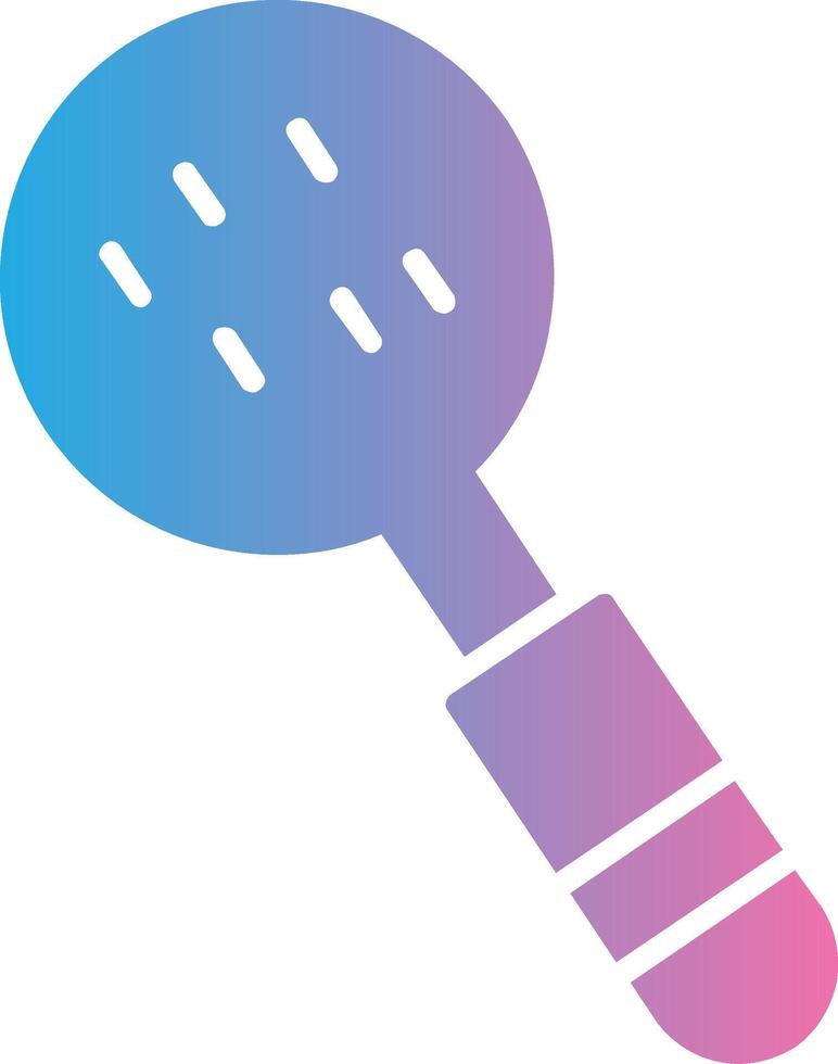 Slotted Spoon Glyph Gradient Icon Design vector