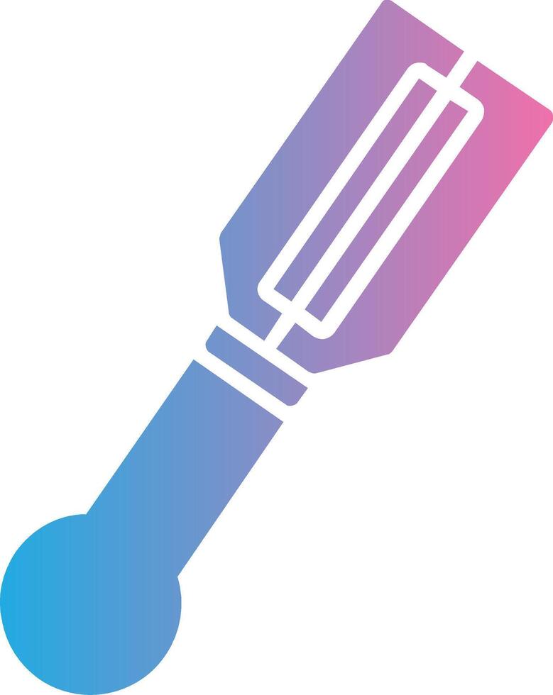 Slicer Glyph Gradient Icon Design vector