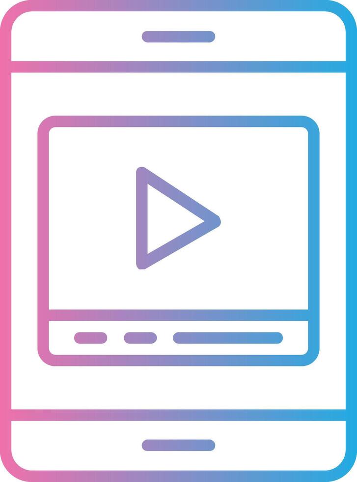 Line Gradient Icon Design vector