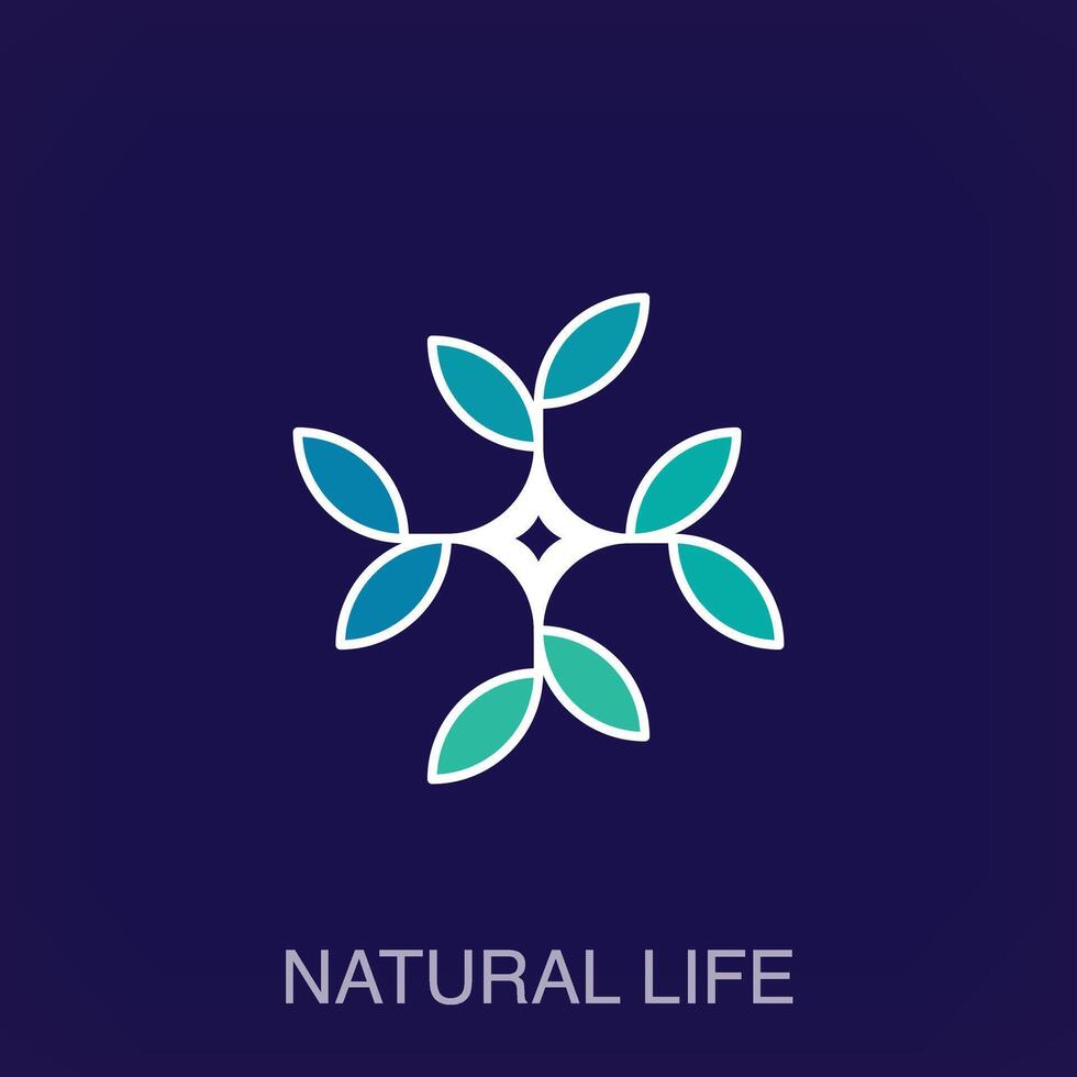 Creative ecological formation sign logo. Uniquely designed color transitions. environmental and life logo template vector