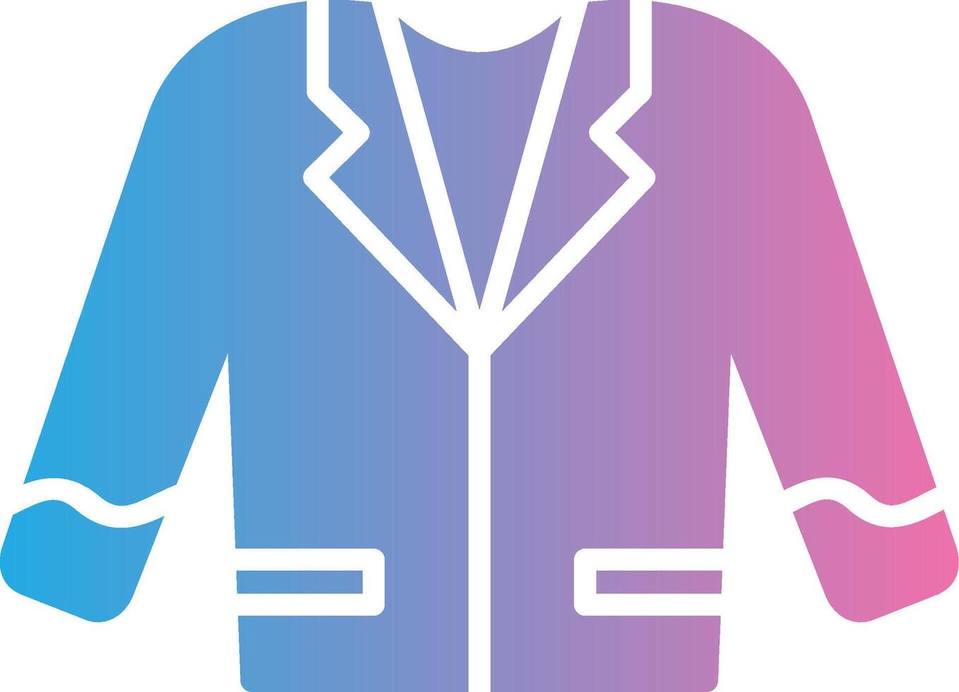 Suit Glyph Gradient Icon Design vector