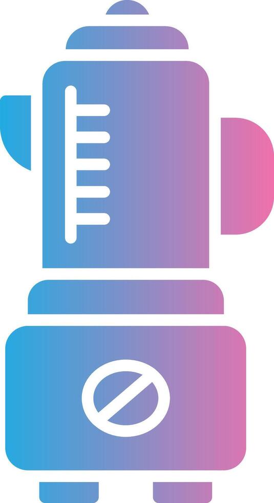 Blender Glyph Gradient Icon Design vector