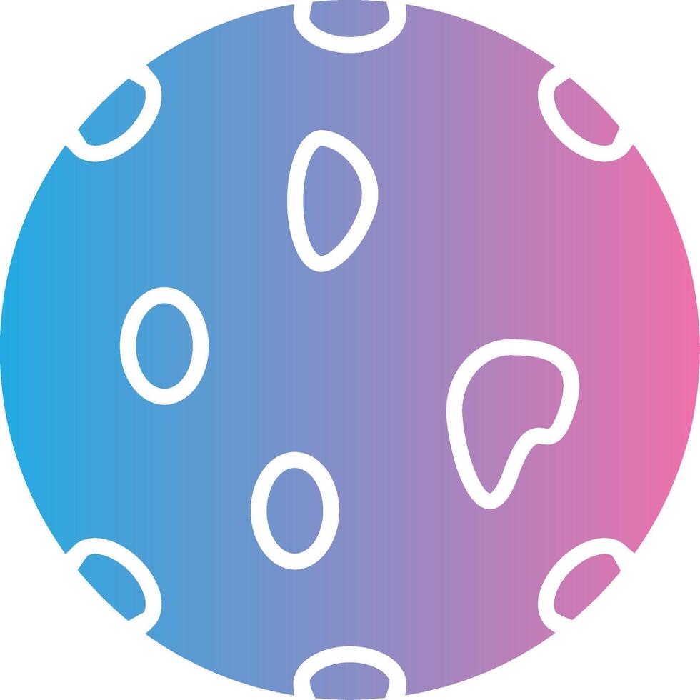 Sponge Glyph Gradient Icon Design vector
