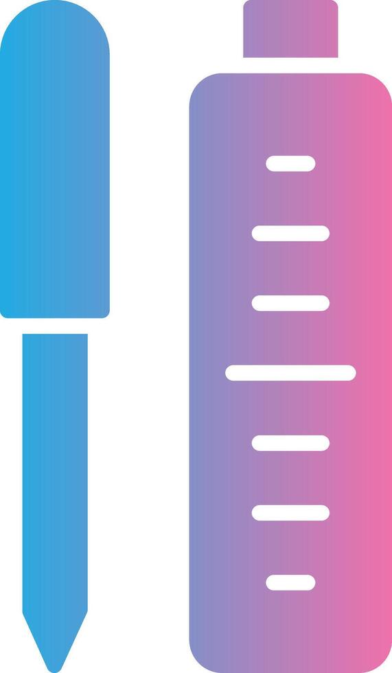 Lipgloss Glyph Gradient Icon Design vector