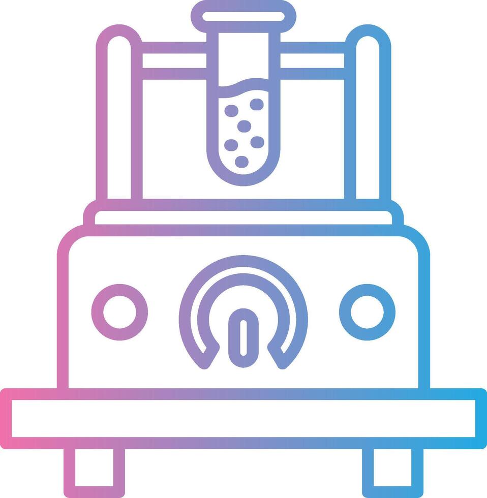 Measuring Device Line Gradient Icon Design vector