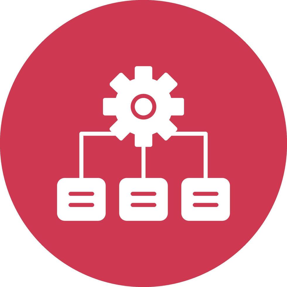 Tasks Glyph Multi Circle Icon vector