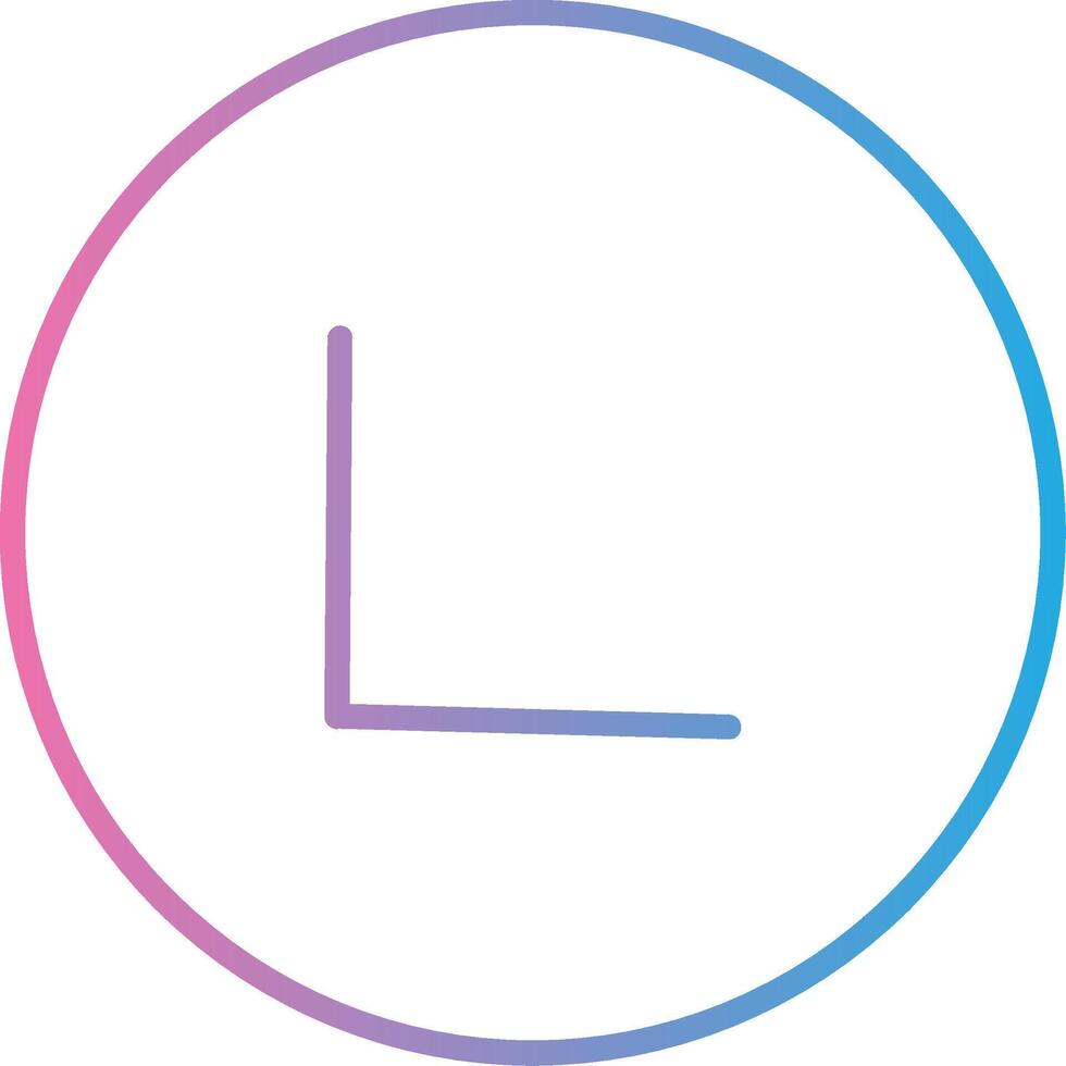 Chevron Line Gradient Icon Design vector