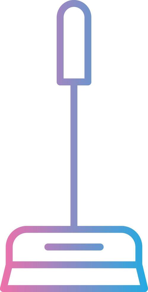 Cleaner Line Gradient Icon Design vector