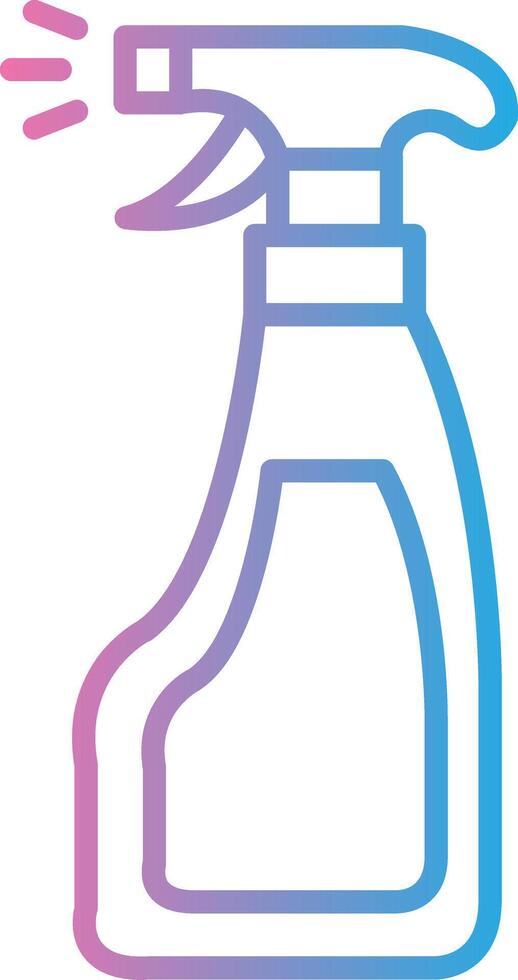 Window Cleaner Line Gradient Icon Design vector