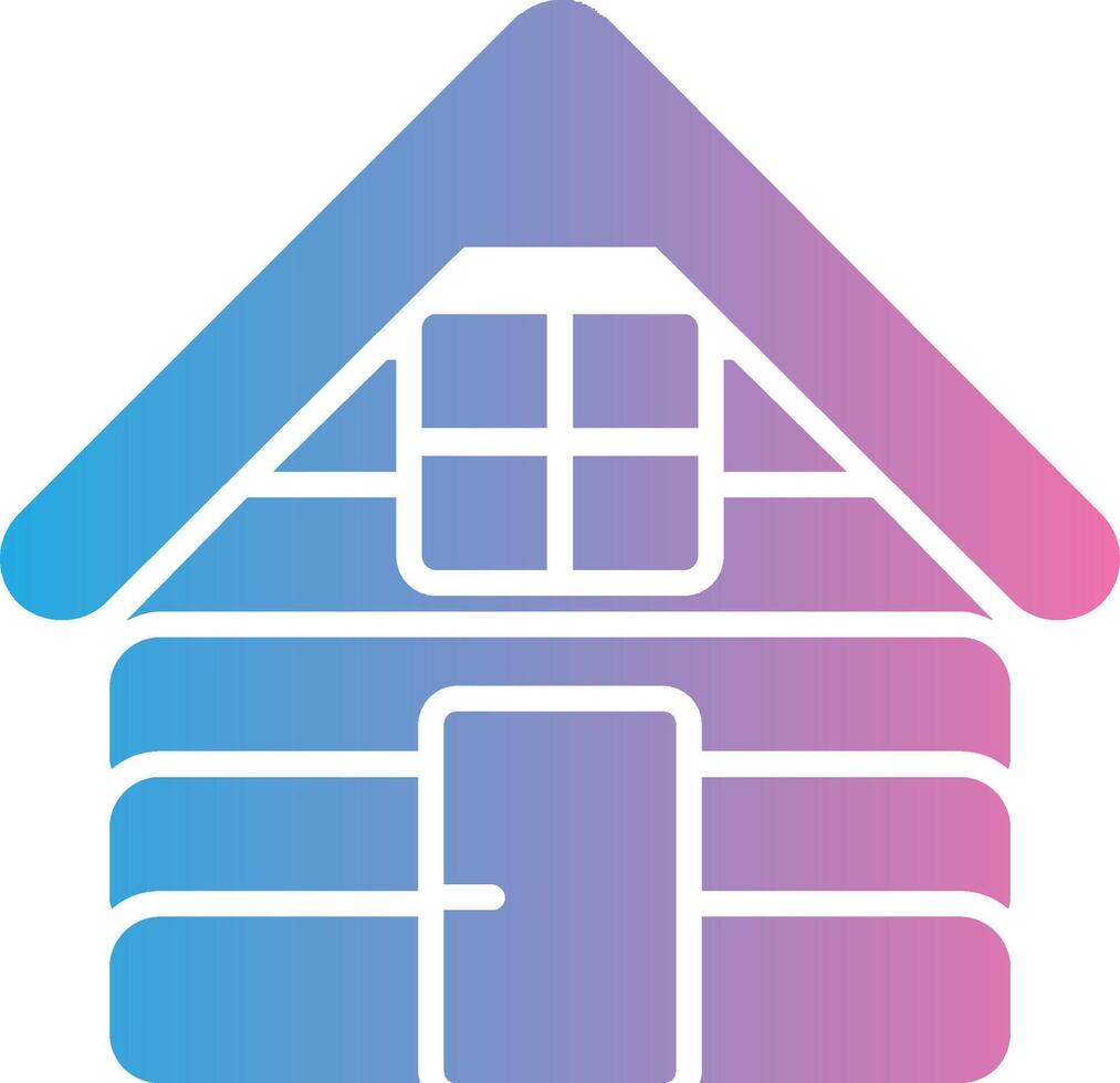 Store Glyph Gradient Icon Design vector
