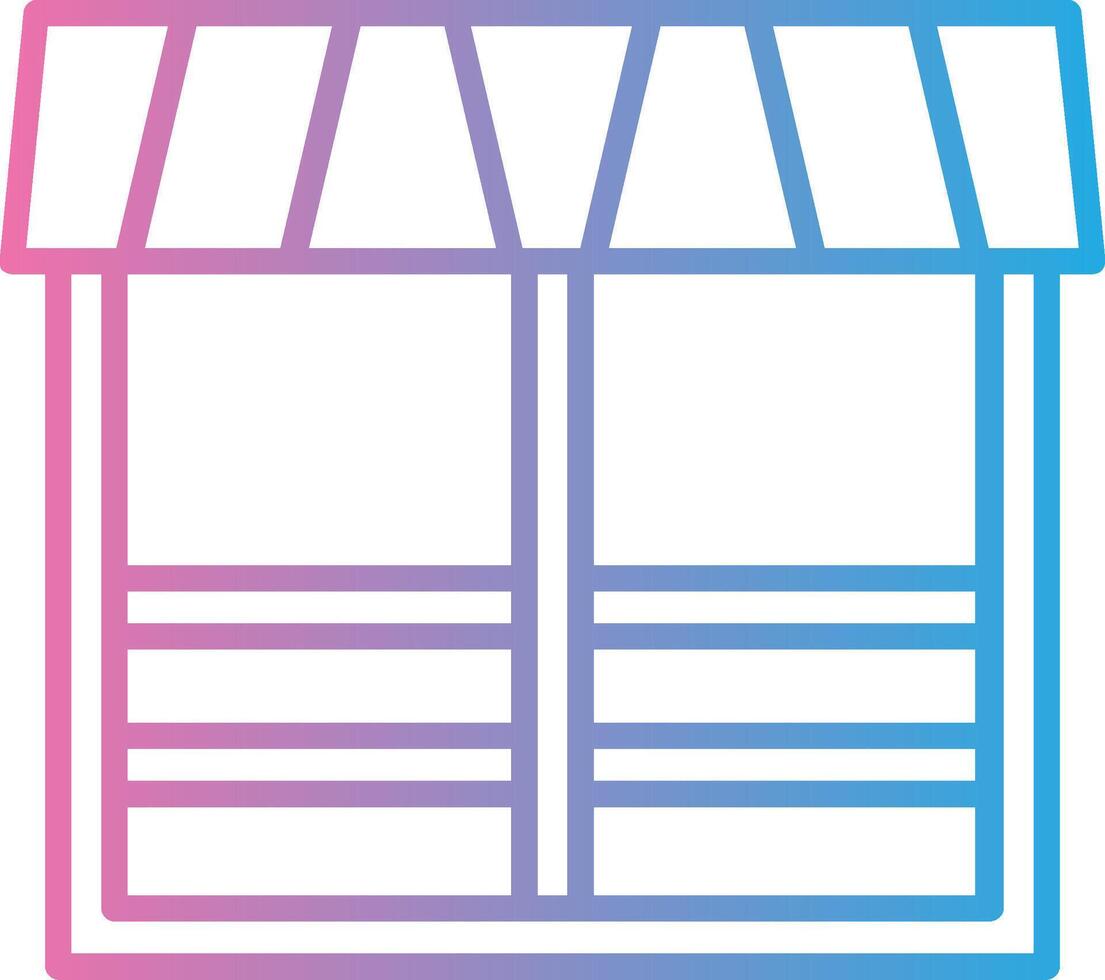 Stable Line Gradient Icon Design vector