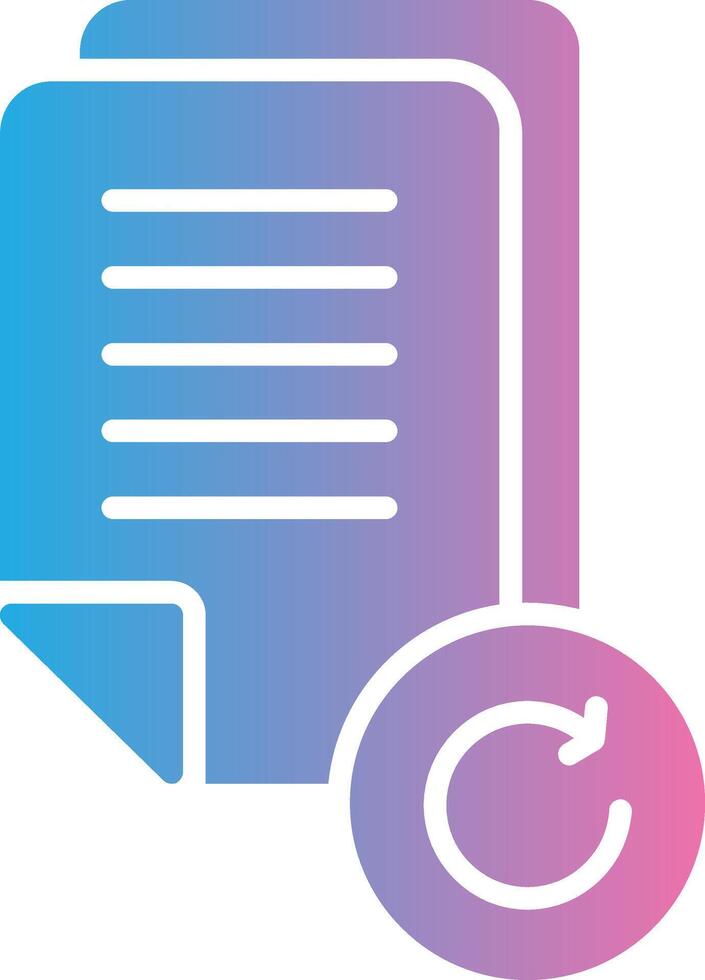 Sprint Glyph Gradient Icon Design vector