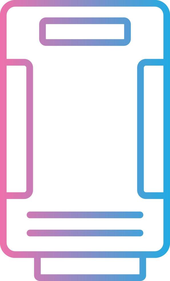 Air Purifier Line Gradient Icon Design vector