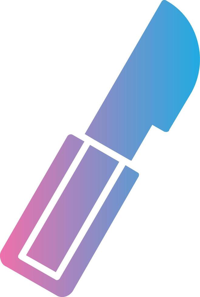 Surgery Knife Glyph Gradient Icon Design vector