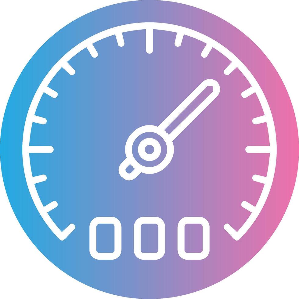 Thermostat Glyph Gradient Icon Design vector