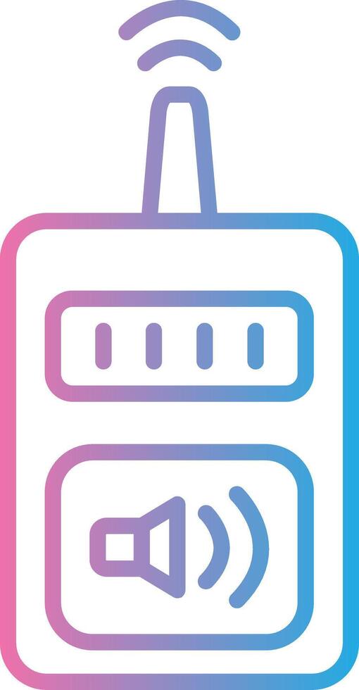 Device Line Gradient Icon Design vector