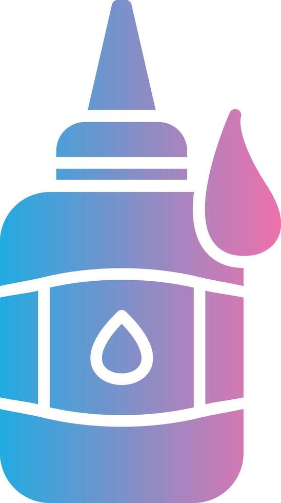 Glue Glyph Gradient Icon Design vector