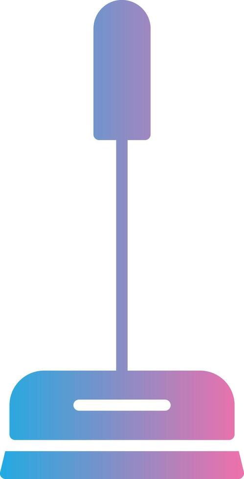Cleaner Glyph Gradient Icon Design vector
