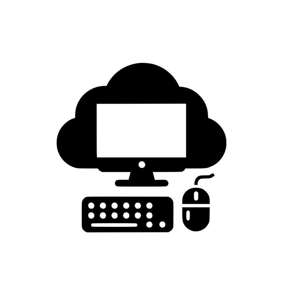 Computer icon design vector