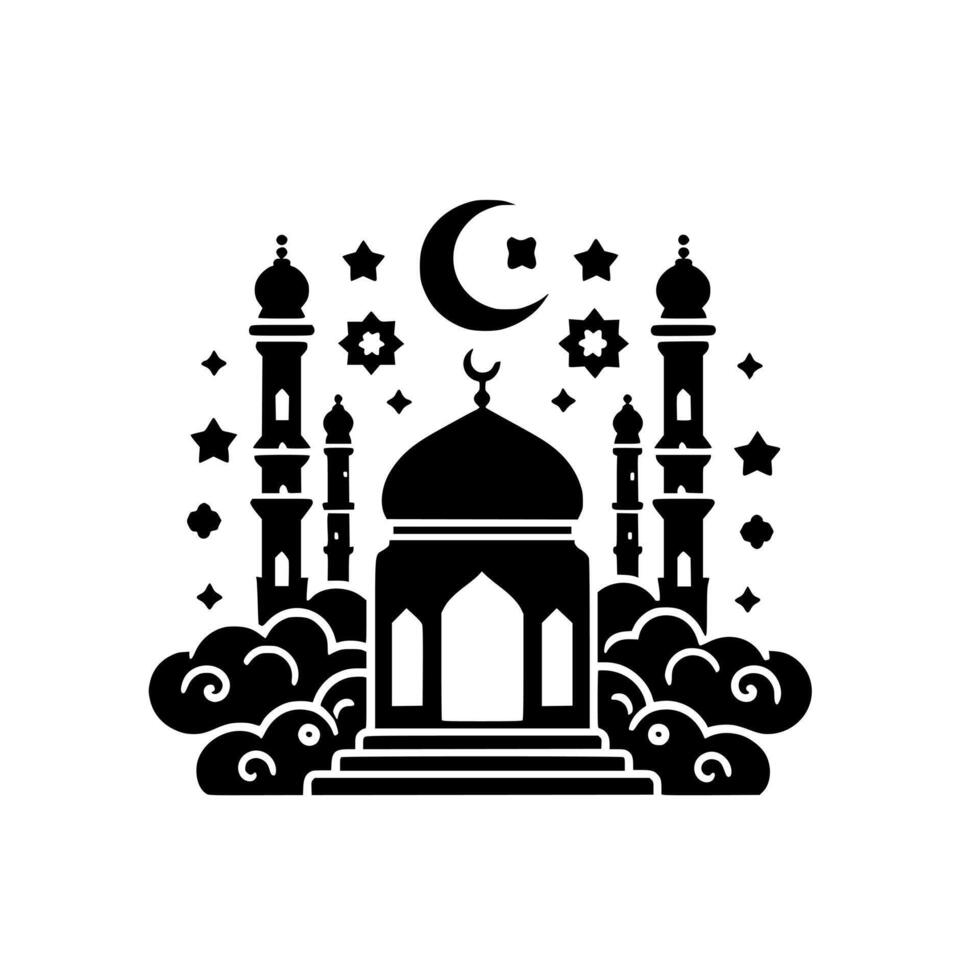 Mosque icon design vector