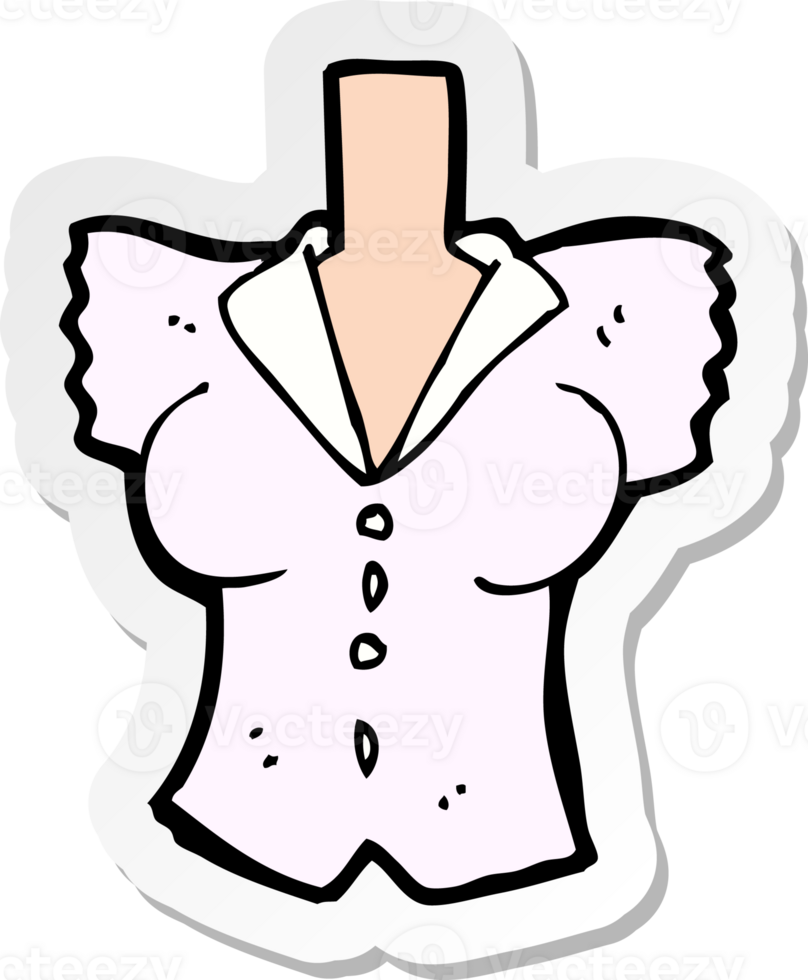 sticker of a cartoon body png