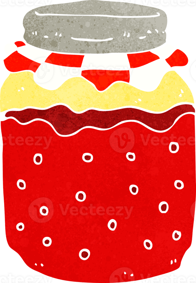 cartoon jam jar png