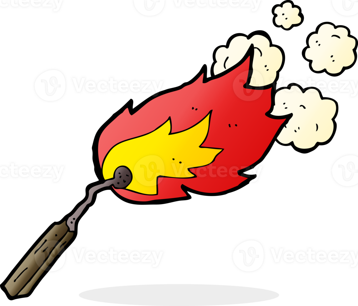 cartoon burning match png