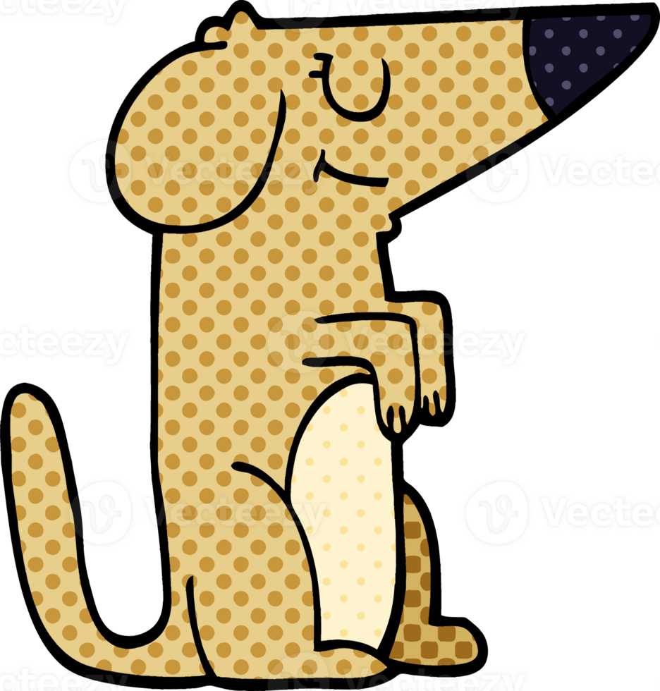 cartoon doodle dog png