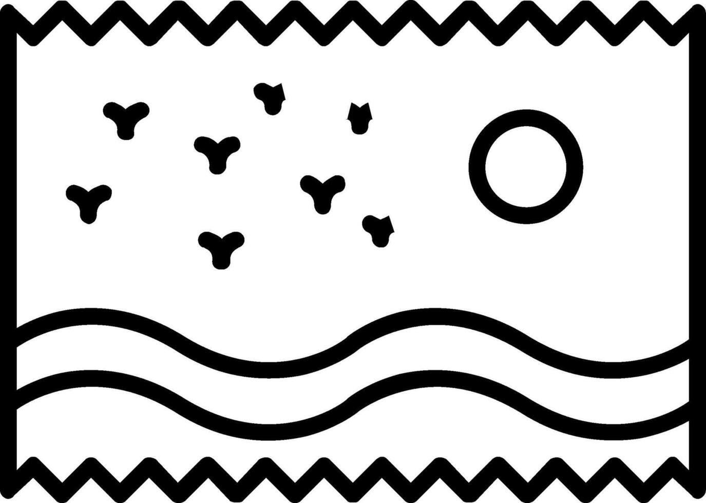Photo Line Icon Design vector