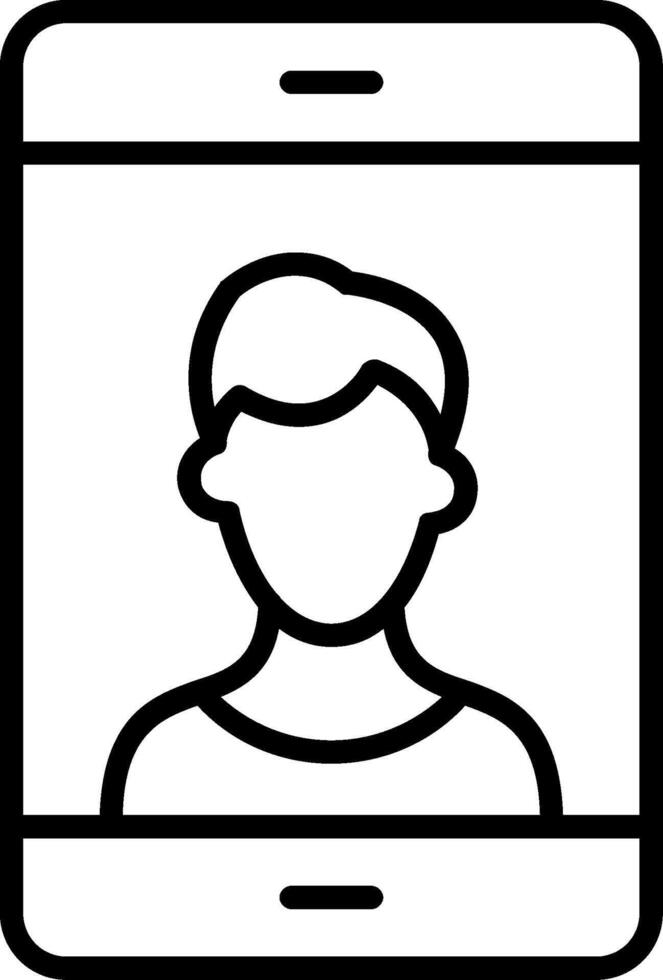 Photo Line Icon Design vector