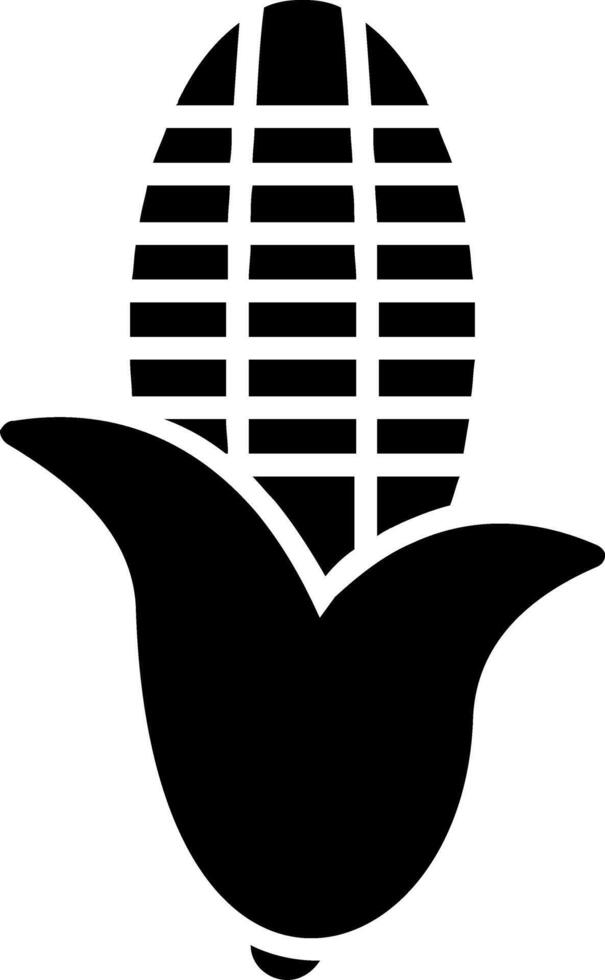 Corn Glyph Icon Design vector