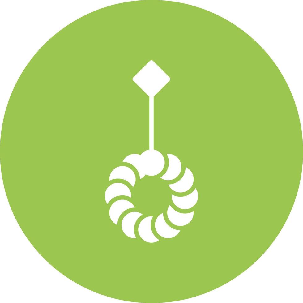 Belly Piercing Glyph Multi Circle Icon vector
