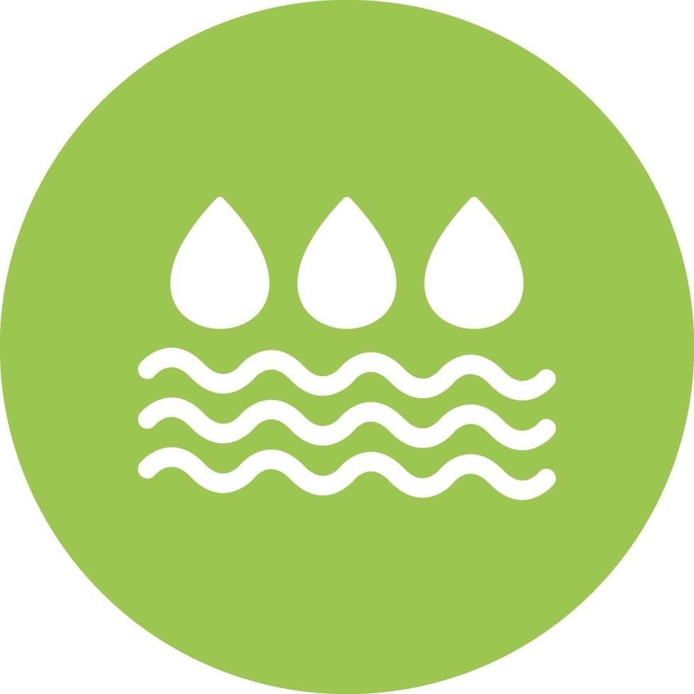 Water Glyph Multi Circle Icon vector
