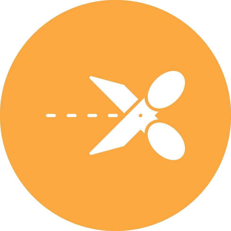 Cut Glyph Multi Circle Icon vector