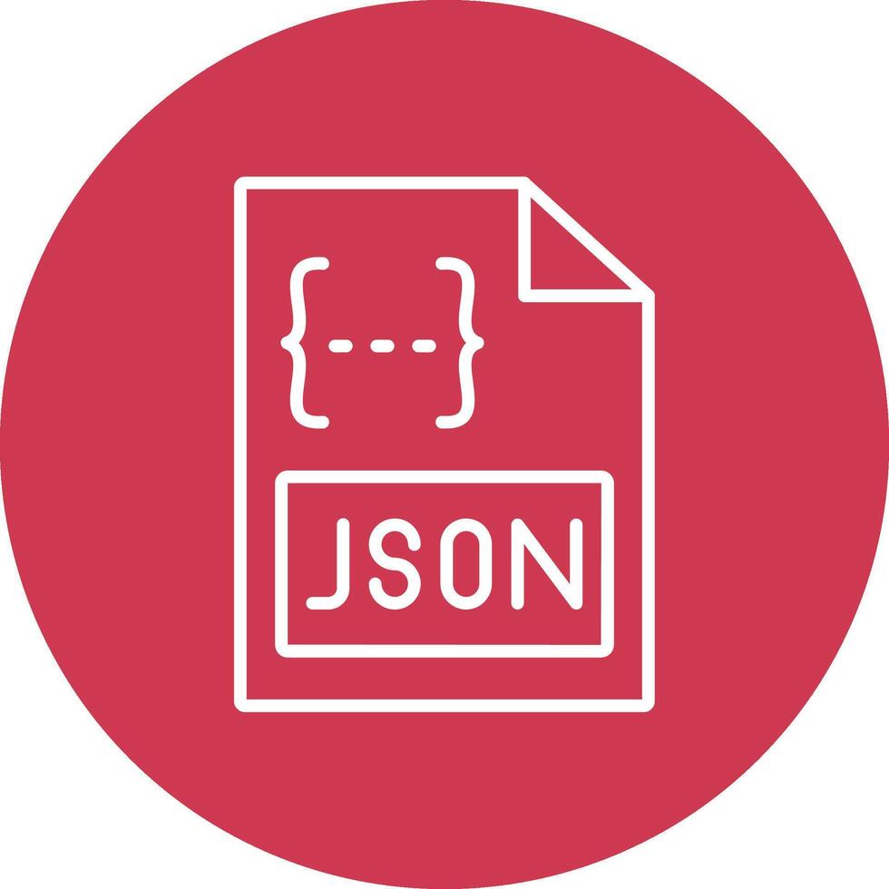 Json Line Multi Circle Icon vector