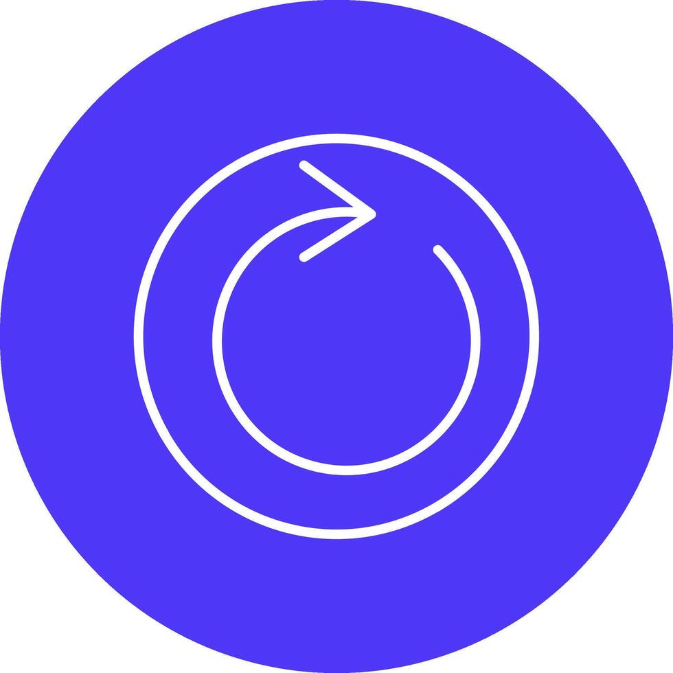 Loop Line Multi Circle Icon vector