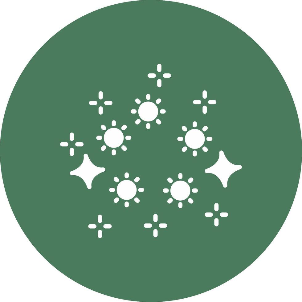 Lights Glyph Multi Circle Icon vector
