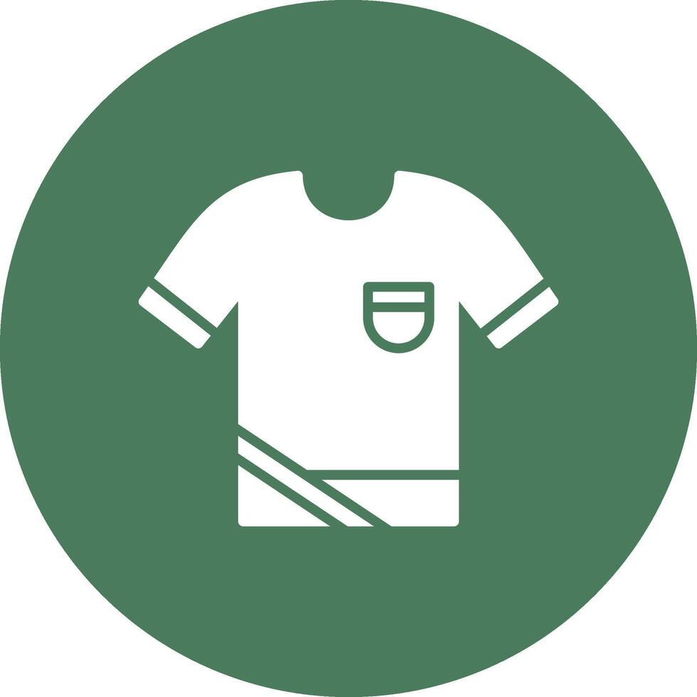 Shirt Glyph Multi Circle Icon vector