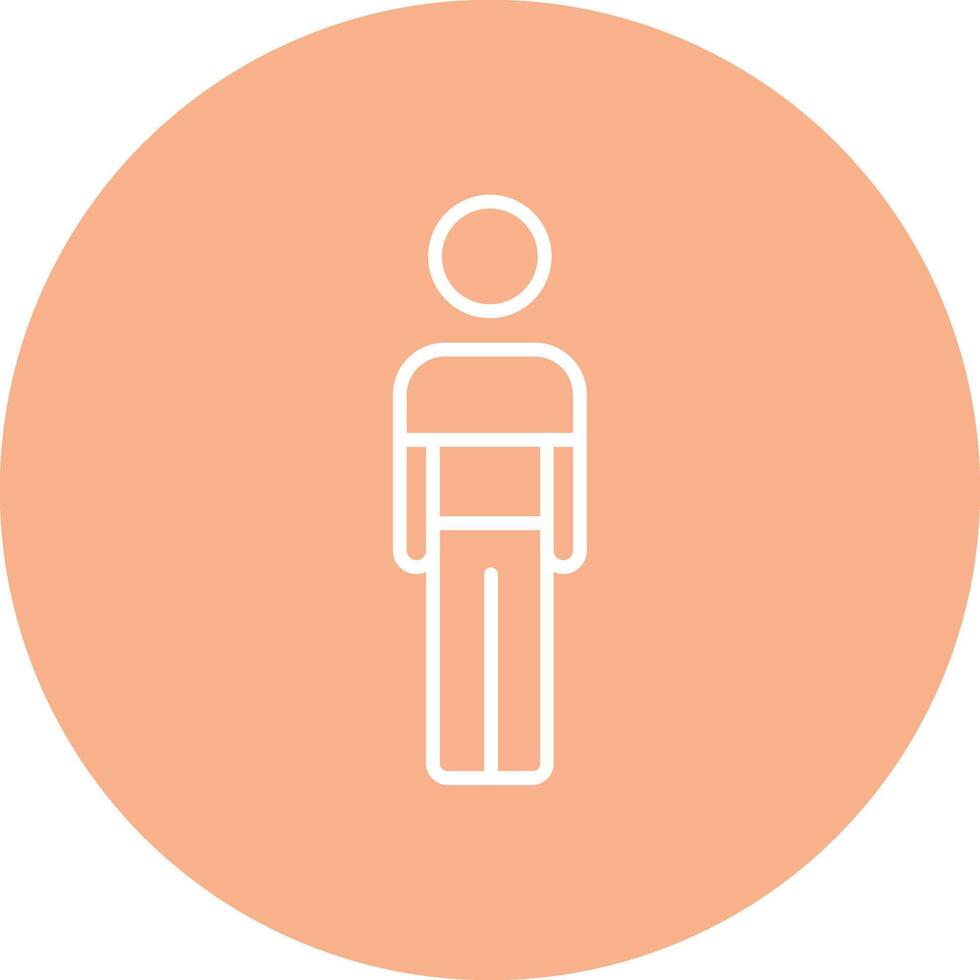 Person Line Multi Circle Icon vector