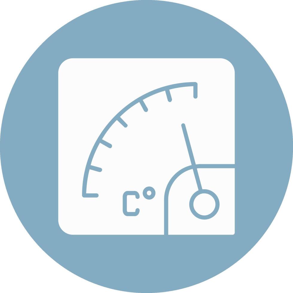 Gauge Glyph Multi Circle Icon vector