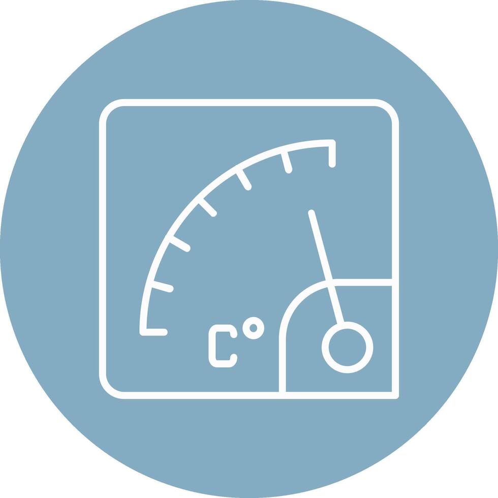 Gauge Line Multi Circle Icon vector