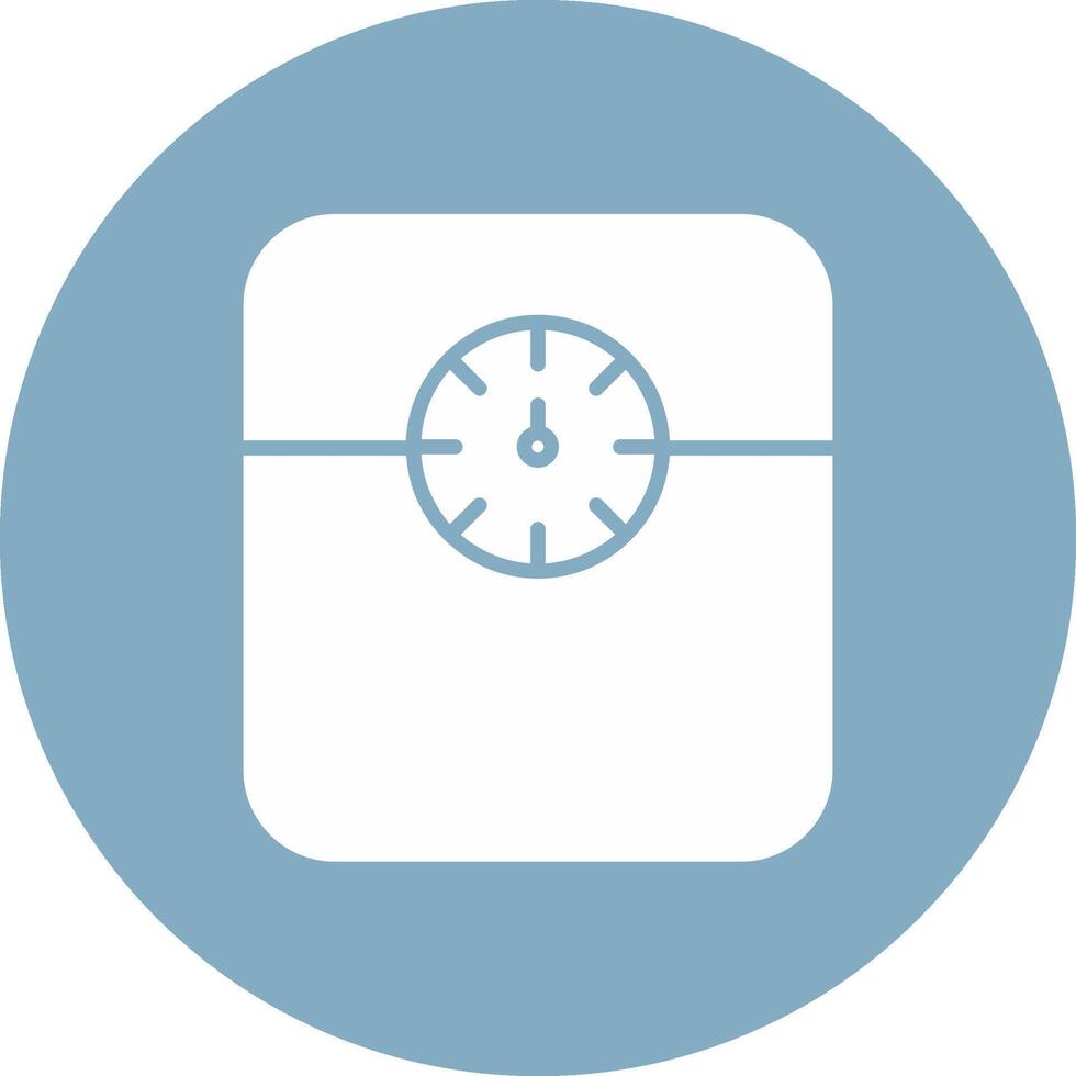 Weight Scale Glyph Multi Circle Icon vector