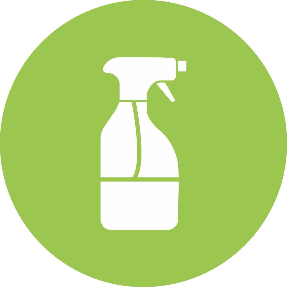 Cleaning Liquid Glyph Multi Circle Icon vector
